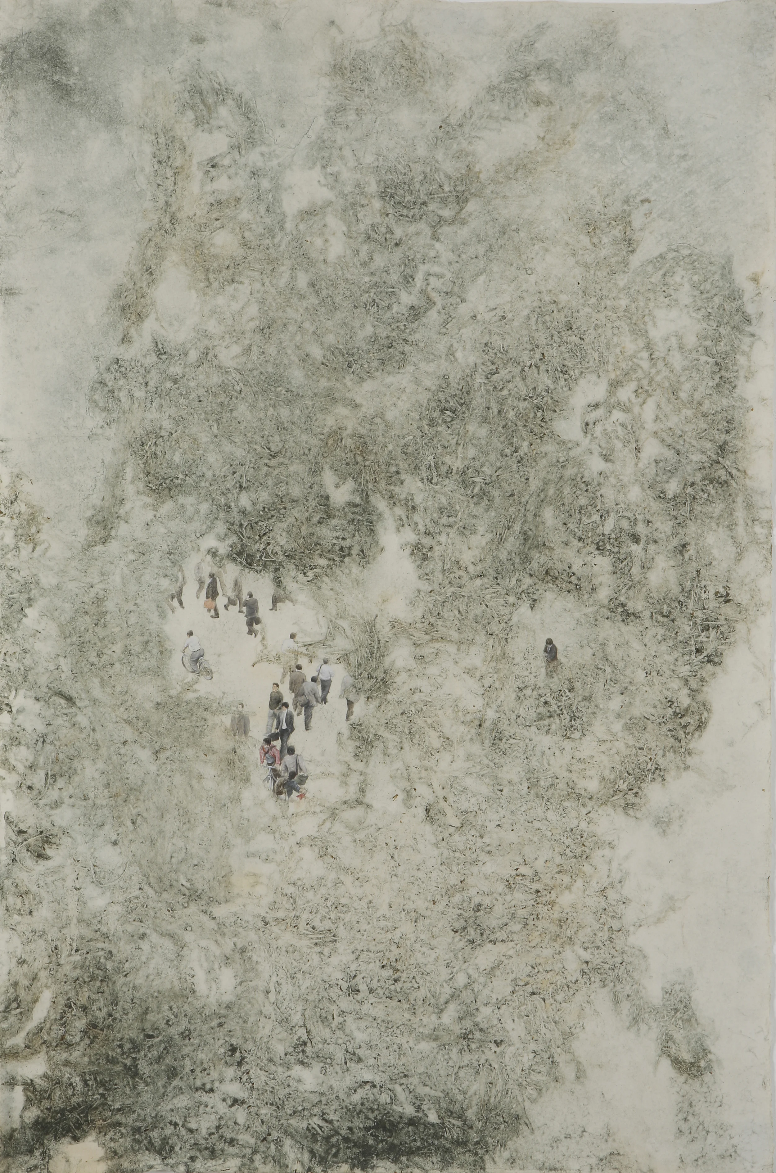 Memory Gap _ Unfamiliar 94x63cm mixed media 2012