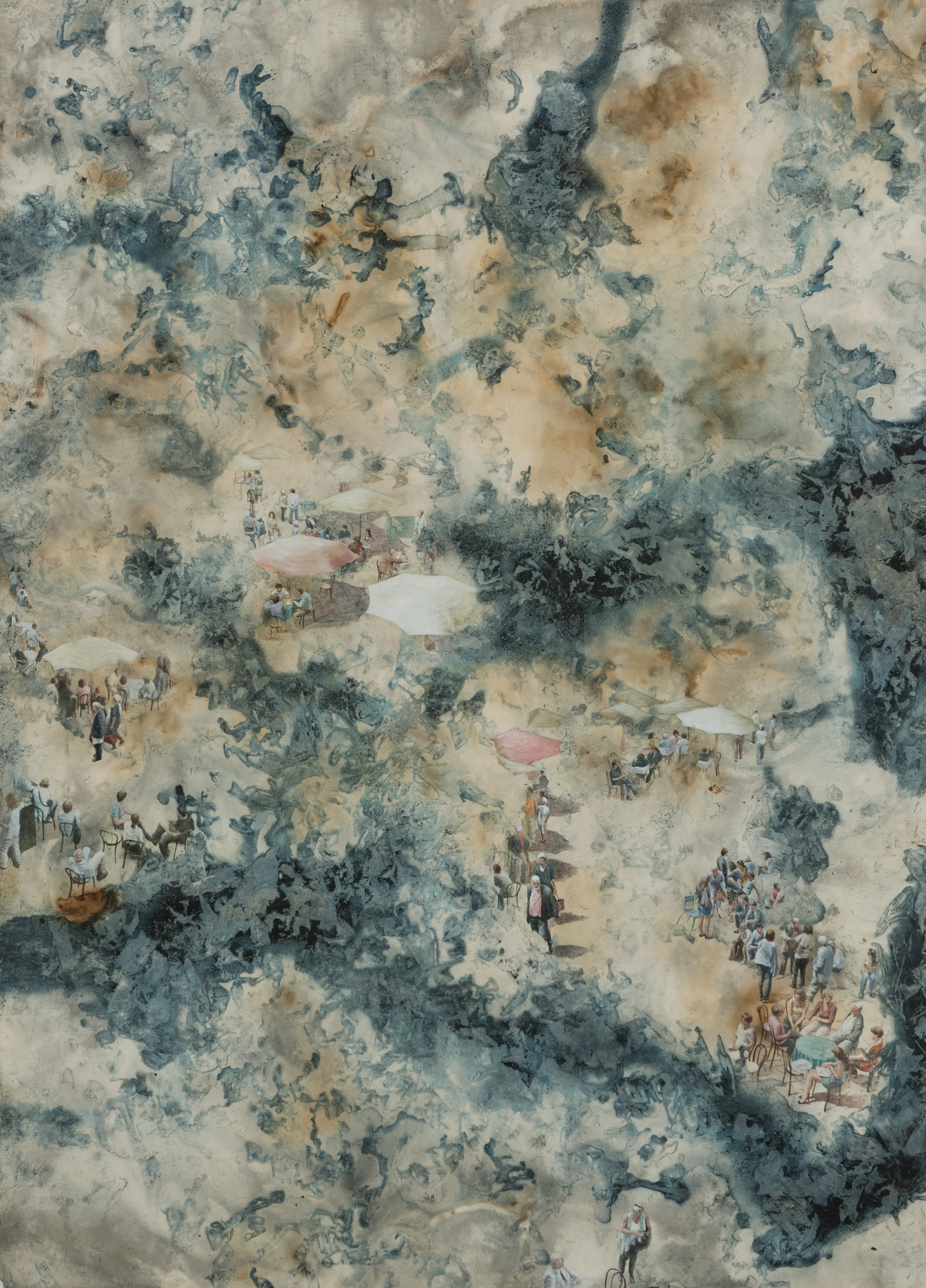 Memory Gap _ Basel 103x75cm mixed media 2014