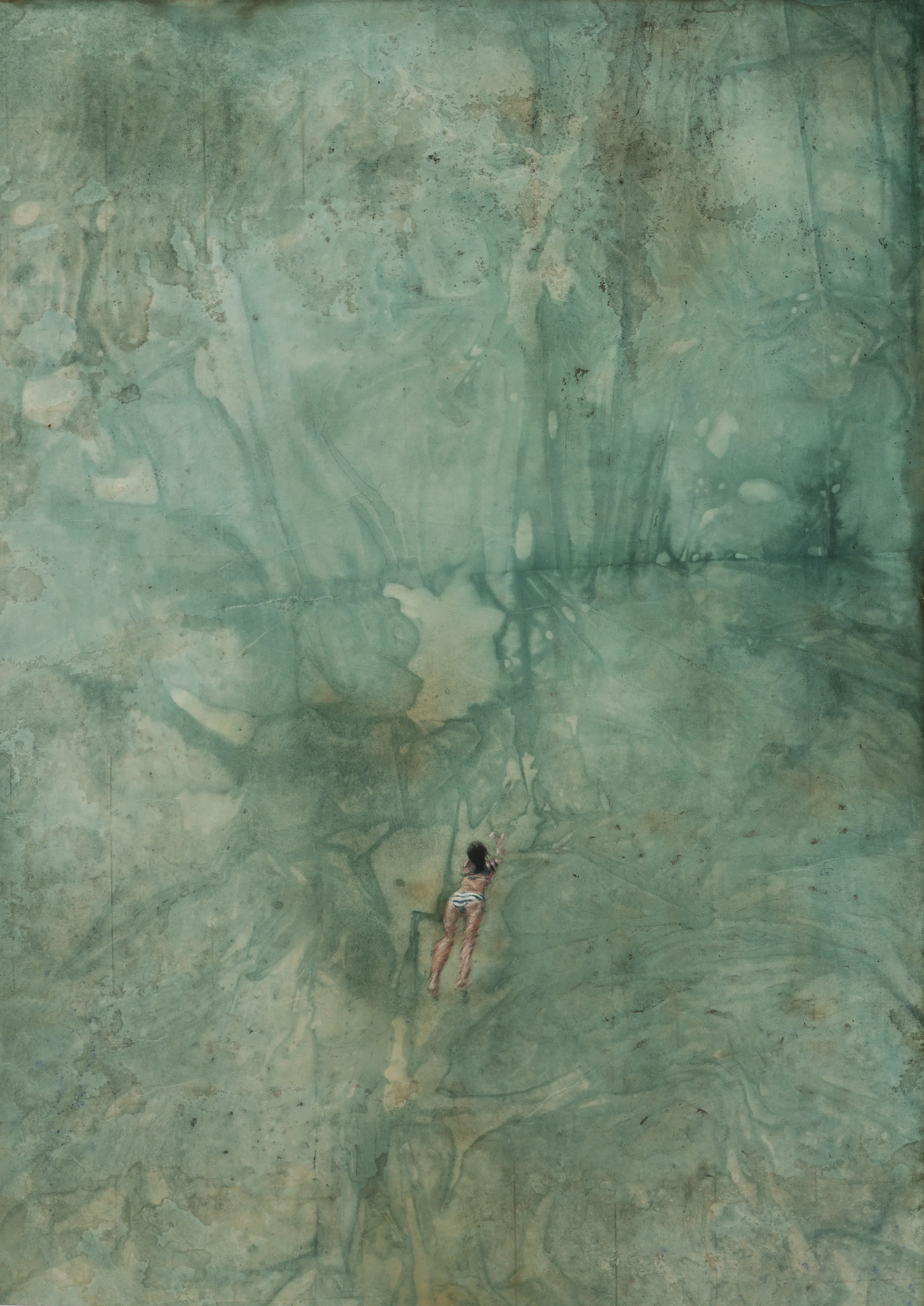Memory Gap _ Surin Islands 2 98x69cm mixed media 2014