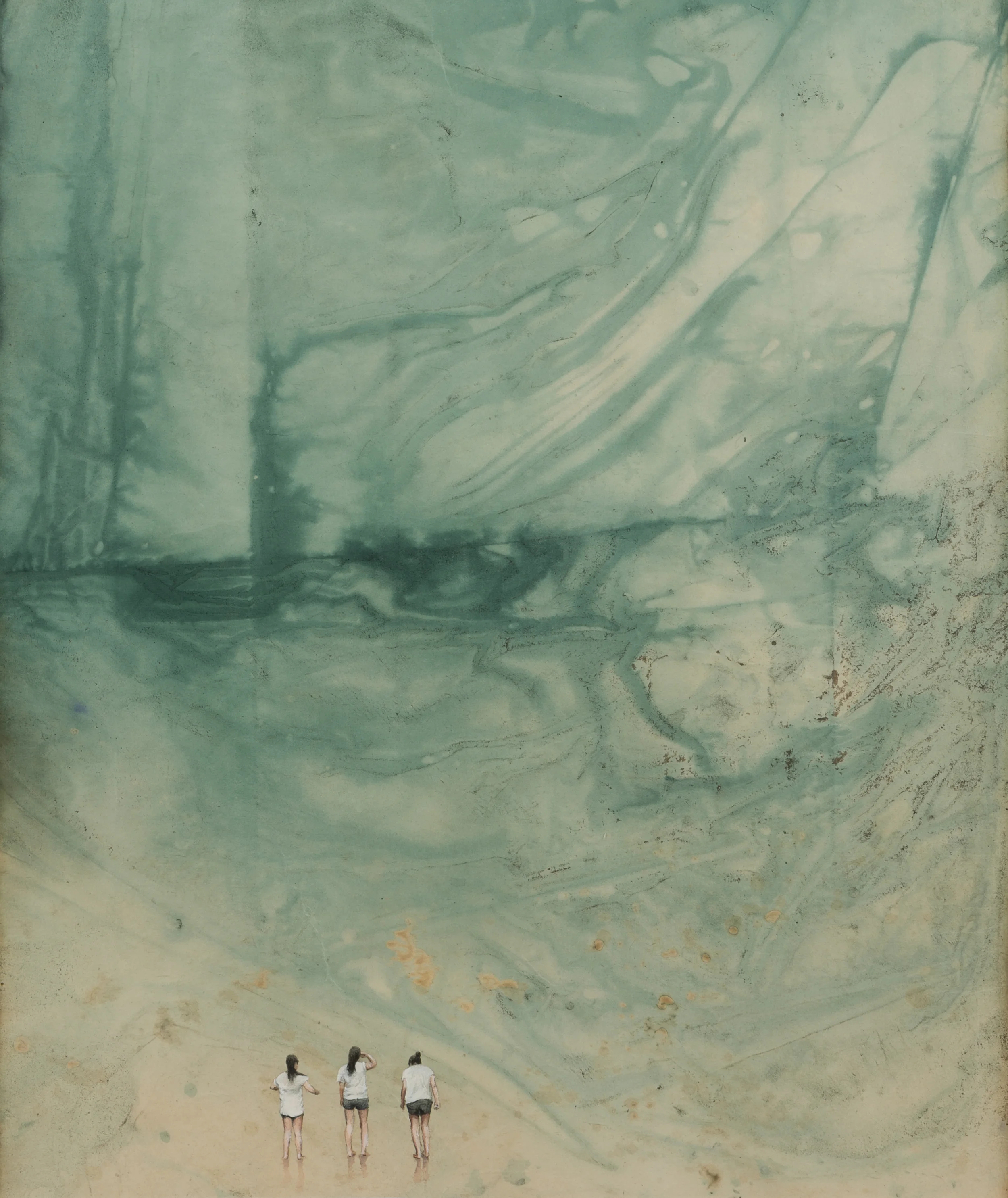 Memory Gap _ Surin Islands 3 49x60cm mixed media 2014