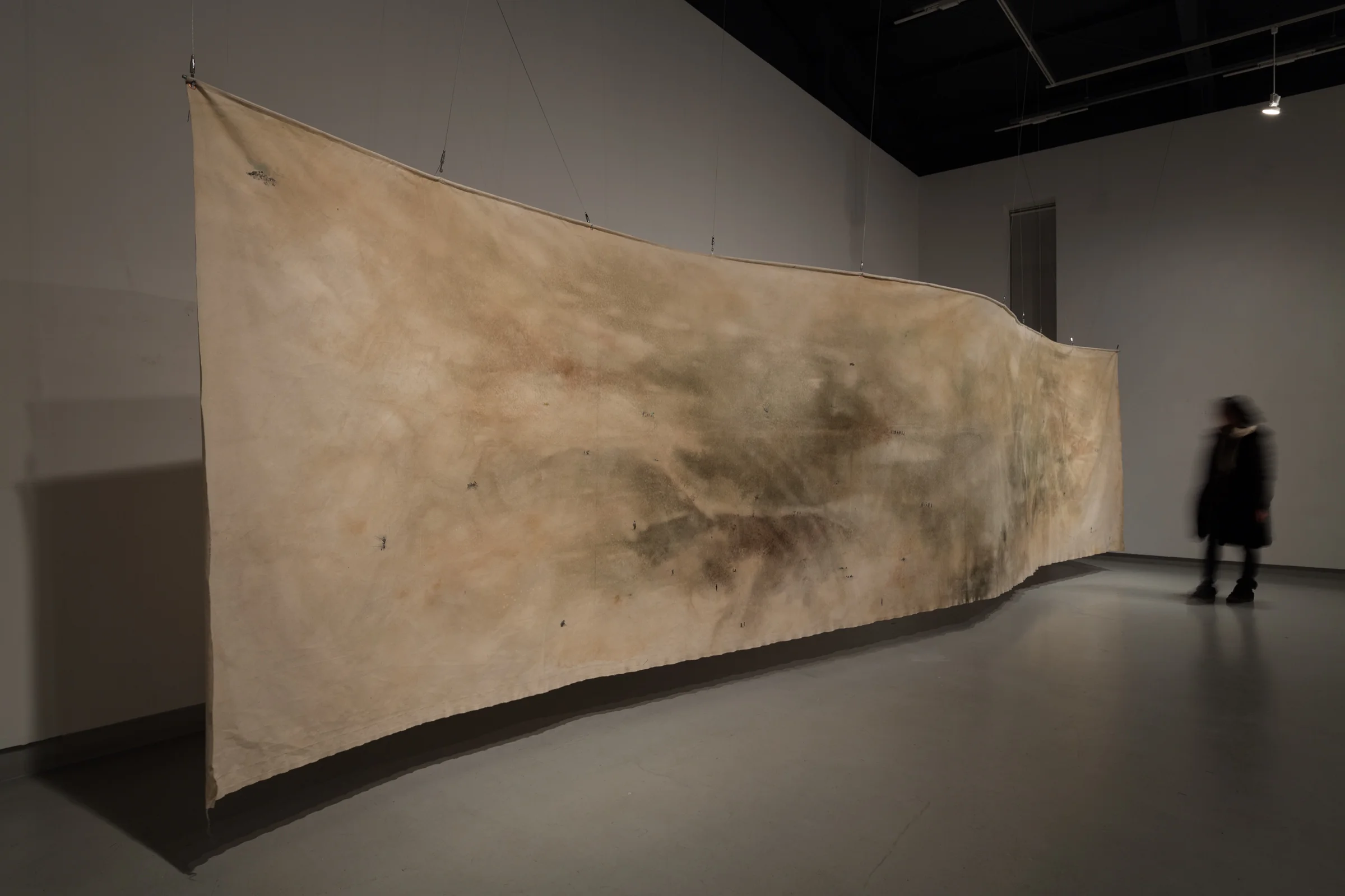 Memory Gap-Bulat Village 2x8m mixed media Schema Art Museum, Cheongju 2015.