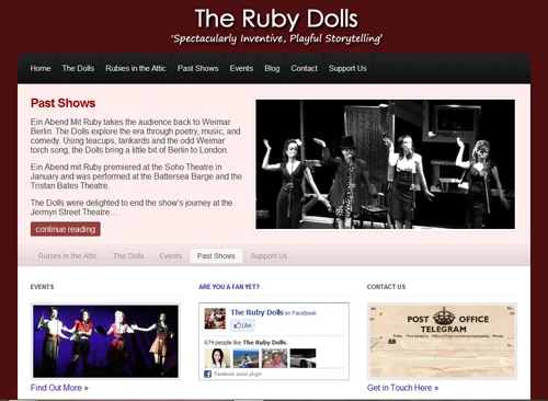 The All New Ruby Doll Site is Live!