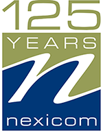 Nexicom 125 years logo