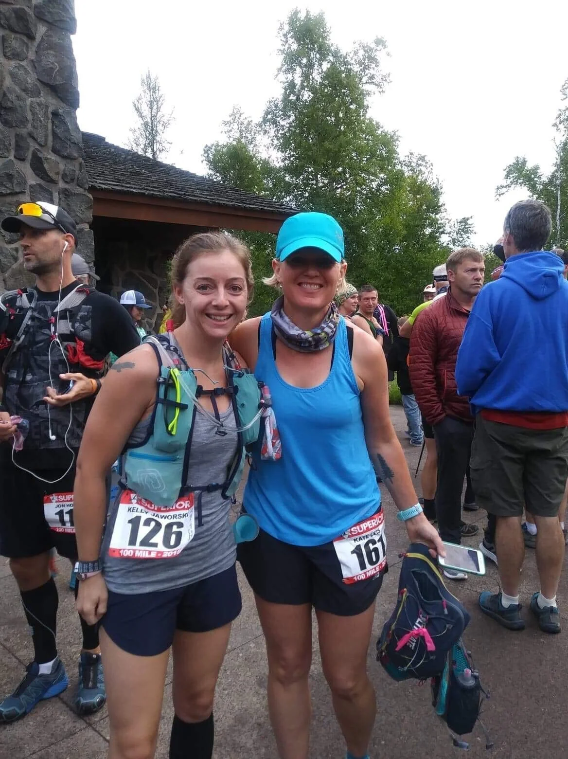 Kelly & I ready to go!