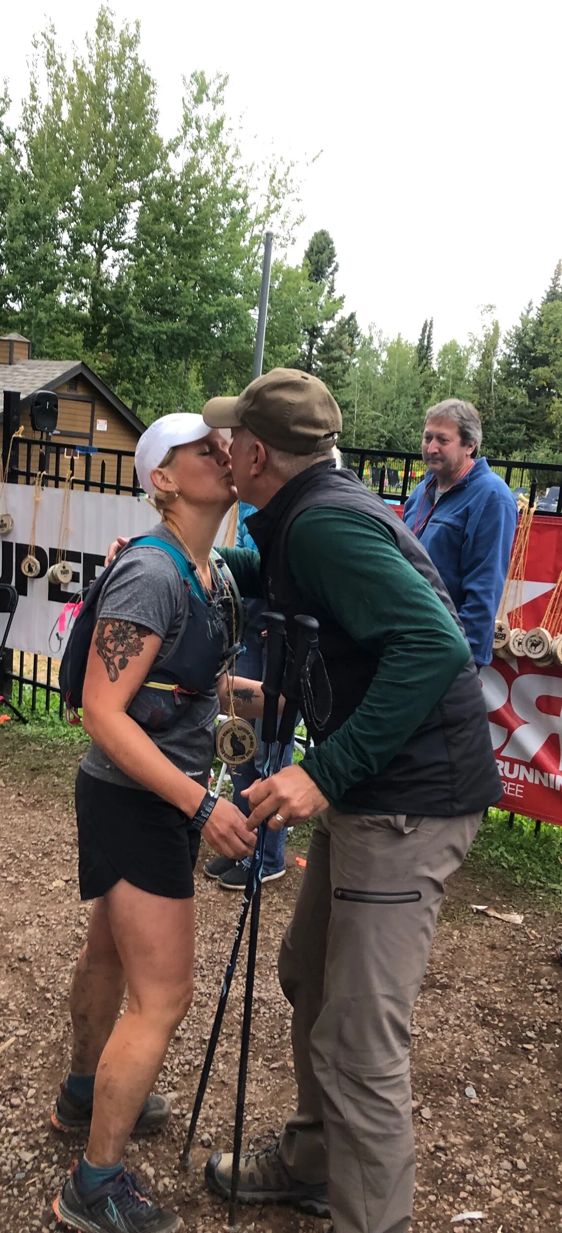 Now that’s true love. My main squeeze. Couldn’t do it without his love and support. PC M. Volk.