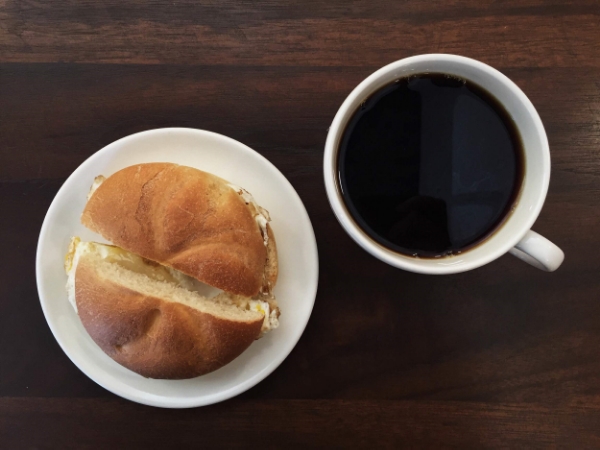 The Gotham blend served black with our classic Egg & Cheese