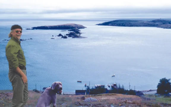  Chris Morry visiting Ferryland.  Submitted photo 