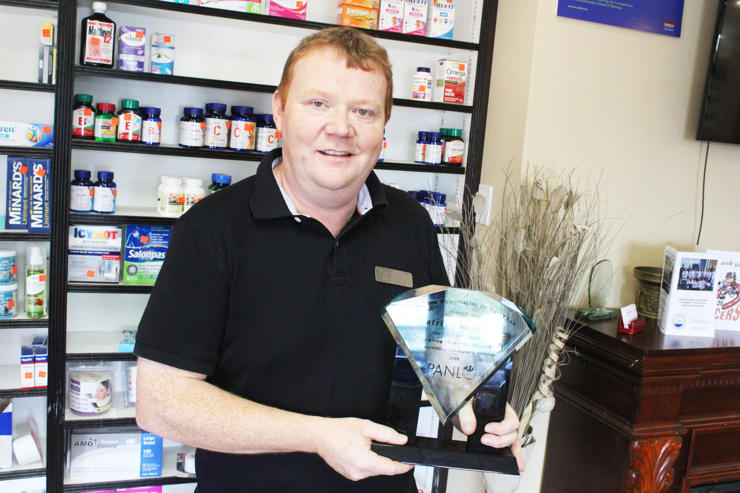  Pat Williams was named Pharmacist of the Year at a Pharmacists Association of Newfoundland and Labrador gala on Sept. 28.  Mark Squibb photo 