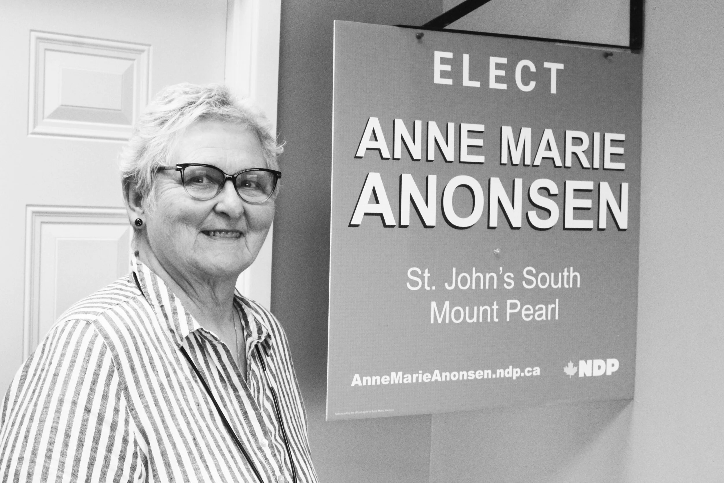  NDP St. John’s South— Mount Pearl candidate Anne Marie Anonsen. Mark Squibb photo 