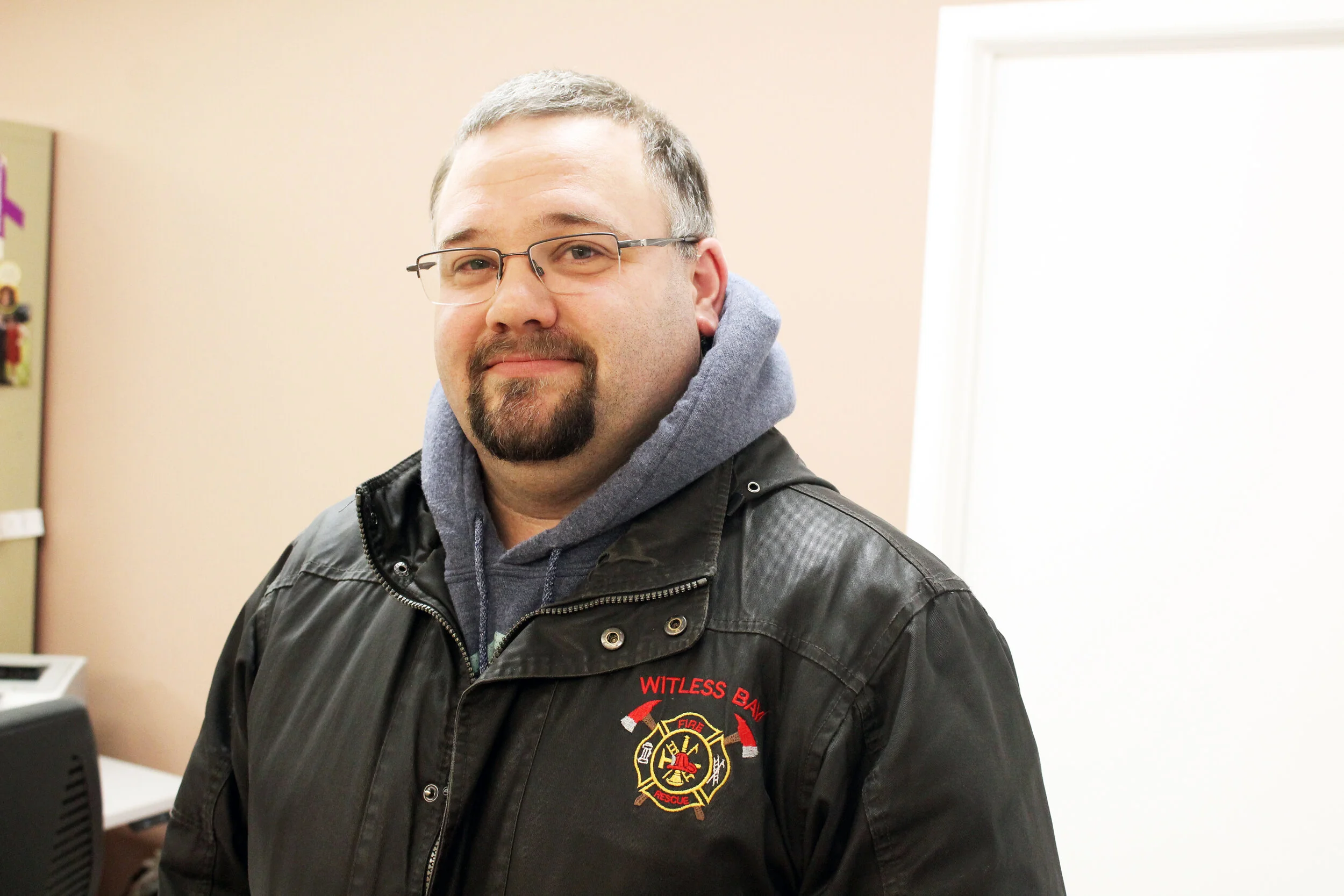  Shane Cole is holding the fort at the Witless Bay Regional Fire Department until a paid fire chief is hired.   