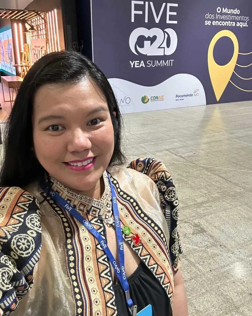  Petty Harbour businesswoman Li-an Delos Reyes attended a global summit for young entrepreneurs held in Brazil this month. 