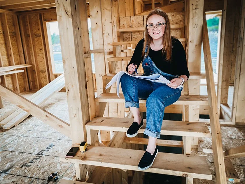  Samantha Thorne of Witless Bay was recently awarded Youth Venture’s Excellence in Marketing award. Thorne is owner and principal designer of Heart + Home Design Co., a company she founded earlier this year. Submitted photo. 