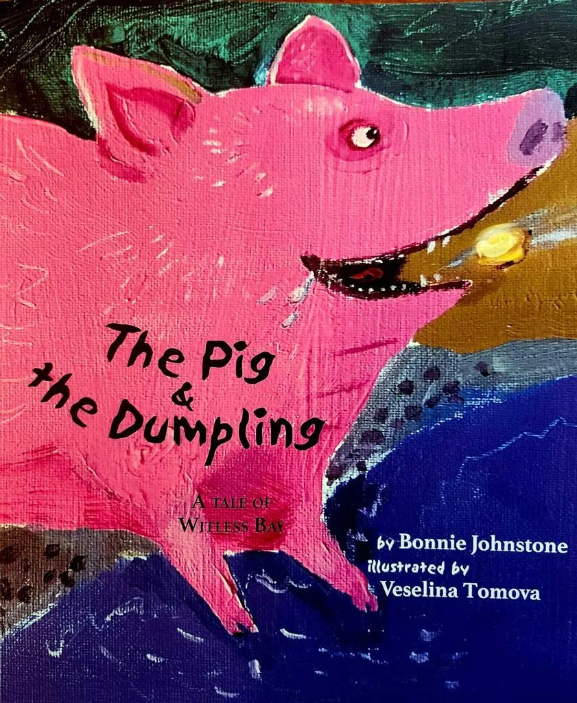  The Pig and the Dumpling will see its official release at the Puffin Centre in Witless Bay this Saturday at 2 p.m. The book’s illustrator, Veselina Tomova, also lent her fetching graphics to Tom Dawe’s collection of spooky stories An Old Man’s Winter Night. 