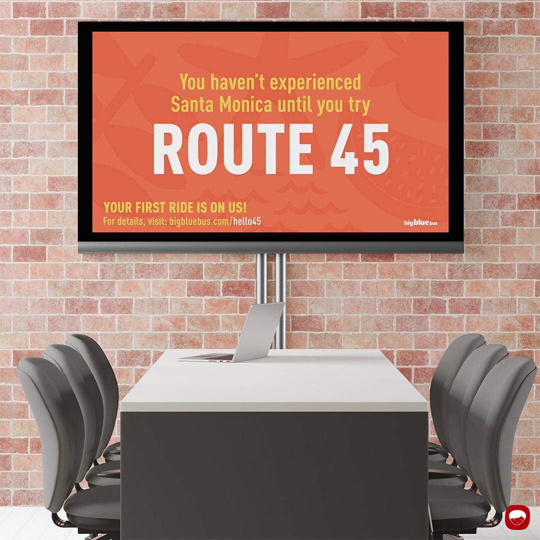 campaign - route 45 - digital screen