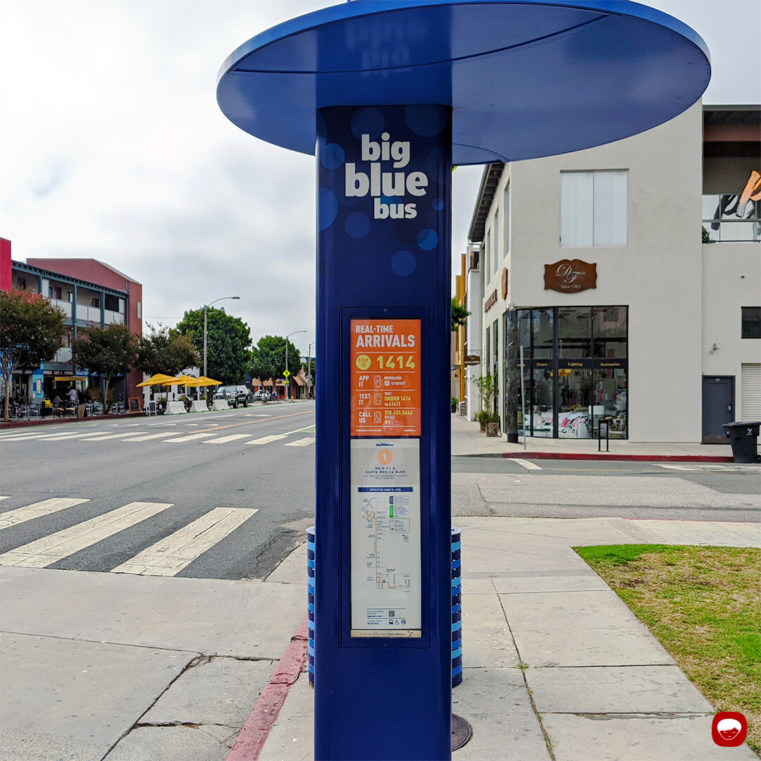campaign - swiftly - bus stop sign - low volume