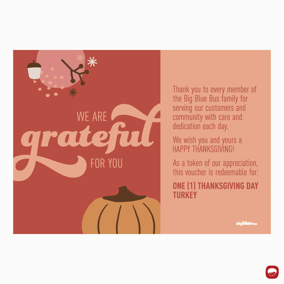 print design - big blue bus - thanksgiving voucher (Copy)