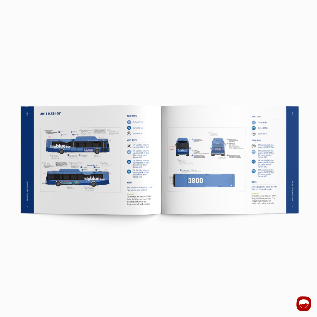 brand guidelines - big blue bus