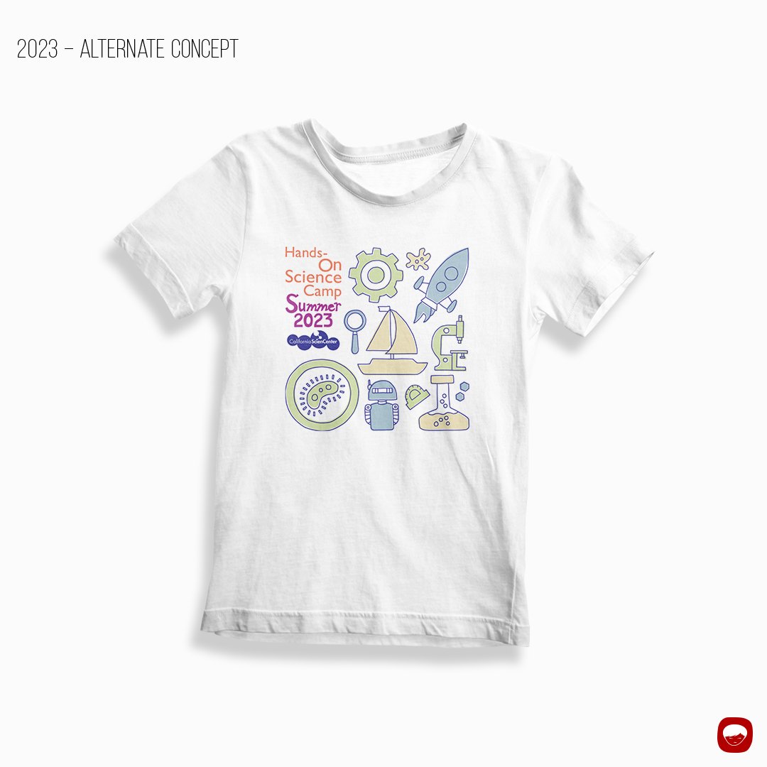 california science center - hands on science camp - tshirt - 2023 - alternate concept