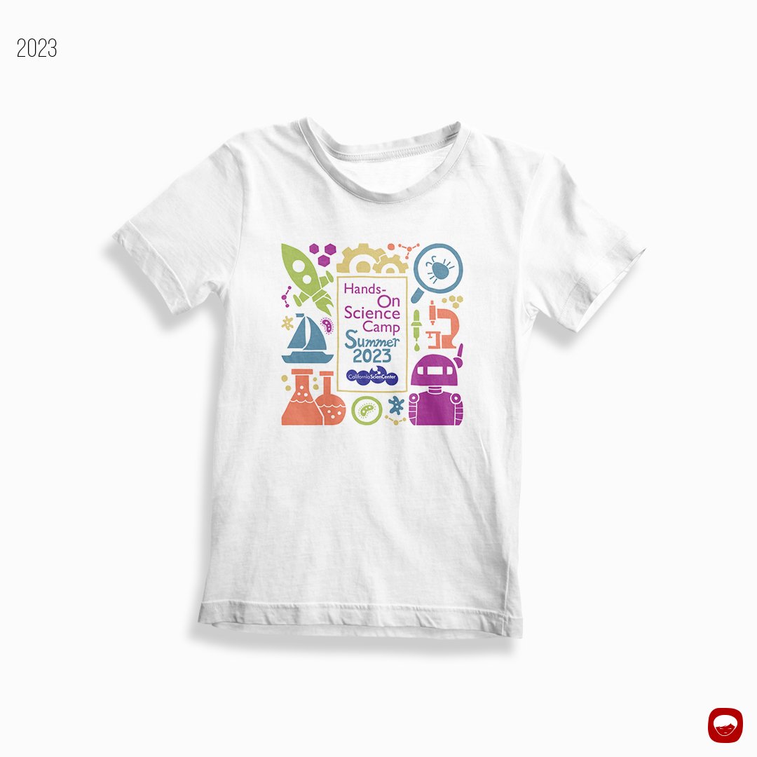 california science center - hands on science camp - tshirt - 2023