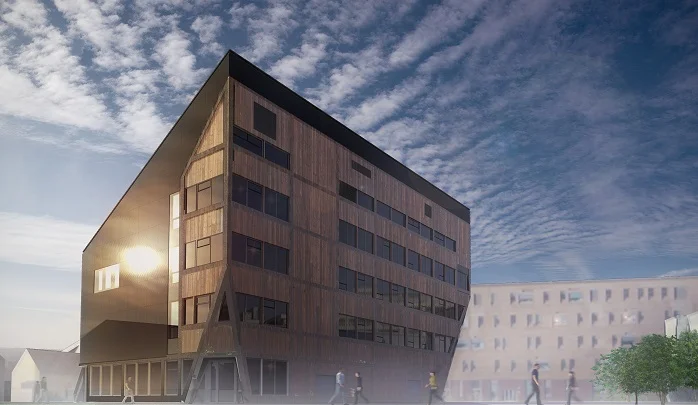Slik blir NTNU og SINTEF sitt nye ZEB-laboratorium på Gløshaugen i Trondheim