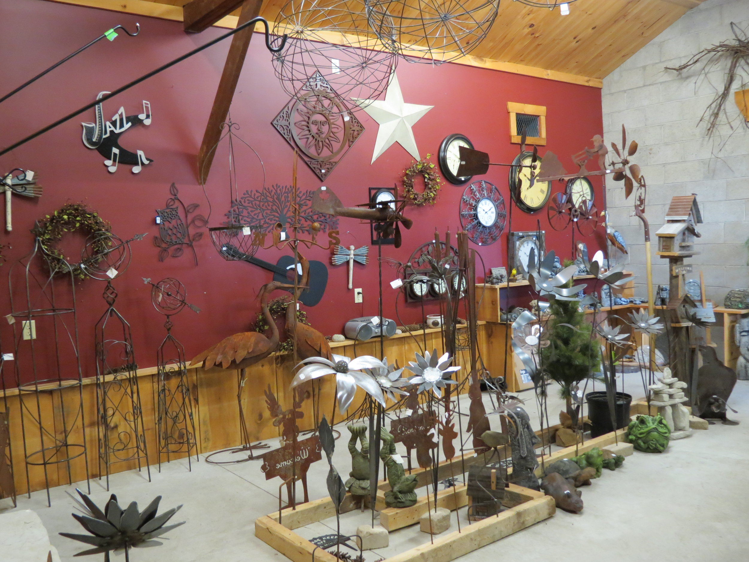 Our Garden Room ~ Note: Some items may not be available due to prior sale