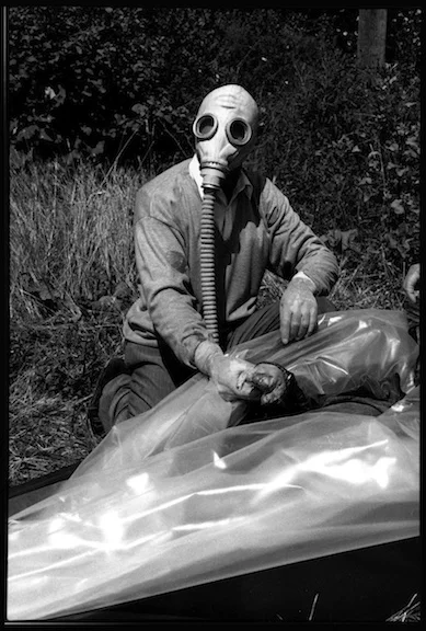 When NATO's bombing campaign started and the Serb military intensified it's operations knowing that their reign was about to end many Kosovar families were separated in the chaos that ensued. Only when the conflict ended and families returned home from neighboring countries could they determine who had survived. The Kbasci family could not account for four of their number: Shaip (66), his wife Sanije (62), their son Ramadan (41) and grandson Floren (6 months). Shortly after making it home they heard from neighbours that their kin had been executed and buried in a field on their farm. These photographs show the men of the family exhuming the bodies and taking them to the women for reburial. 