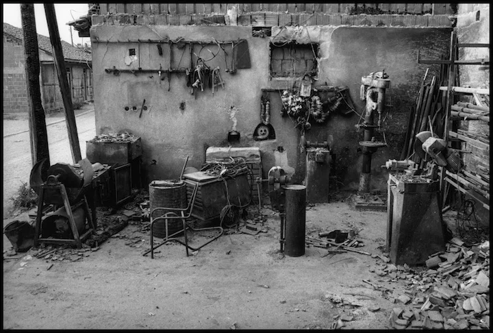 The historical Ottoman centre of Djakove, leveled by Serb military and paramilitary forces shortly after NATO commenced their bombing campaign. Kosovo.