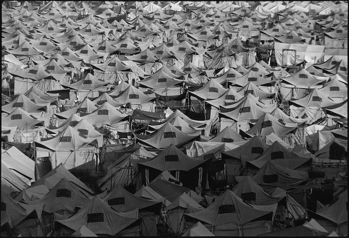 Cegrane refugee camp, Macedonia.