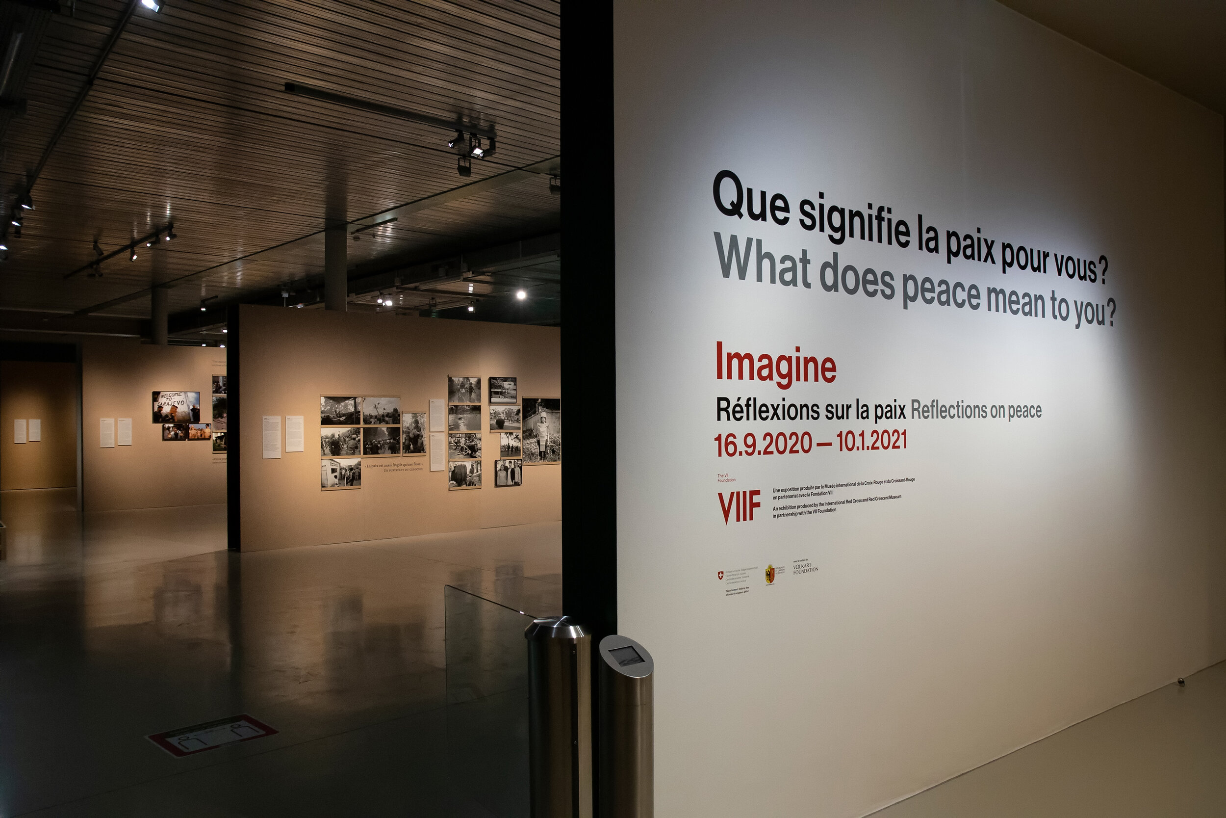  Geneva, Switzerland, 09/14/2020Imagine. Reflections on Peace exhibition at the International Red Cross and Red Crescent Museum in Geneva.The exhibition is a part of VII Foundation's Peace Project.Credit: Maciek Nabrdalik / VII 