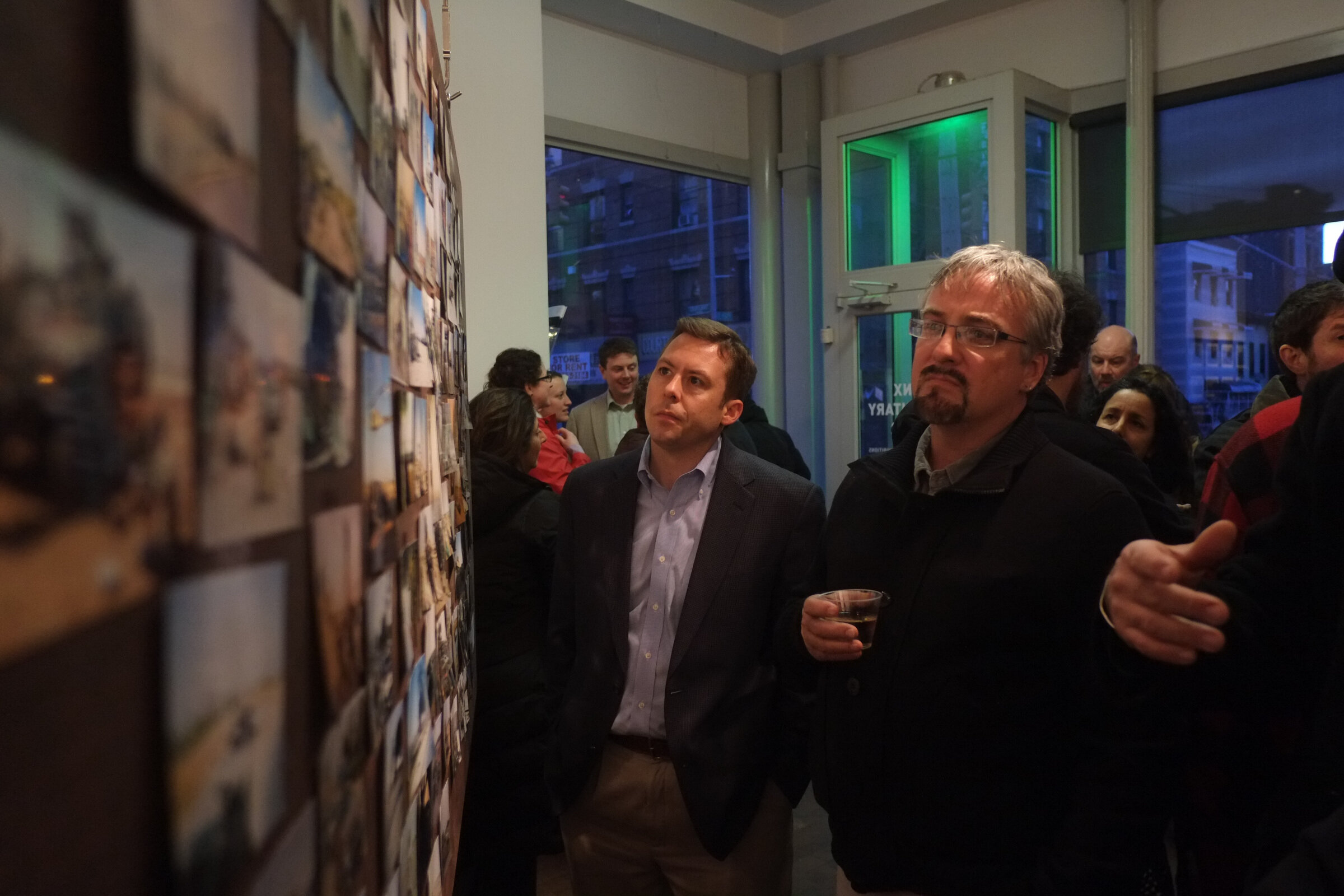  14 March 2013Bronx Documentary CenterHundreds of journalists and NYC and Bronx residents turned out for the opening reception of Invasions: Diaries and Memories of War in IraqEdwin Torres/Bronx Documentary Center 