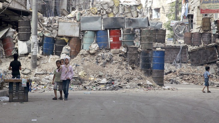 East Al-Ansari, neighborhood of Aleppo, 2014 / ©Reuters