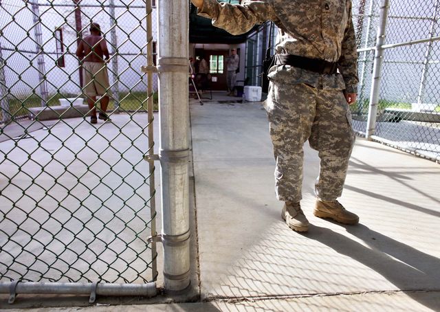Guantanamo Training Day - Camp 5, GTMO - Photo courtesy of Reuters/Brennan Linsley