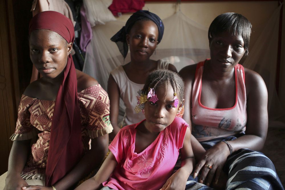 Intensifying our action in northern Mali - A displaced family in Bamako, Mali, September 8 - Photo courtesy of Reuters/Simon Akam