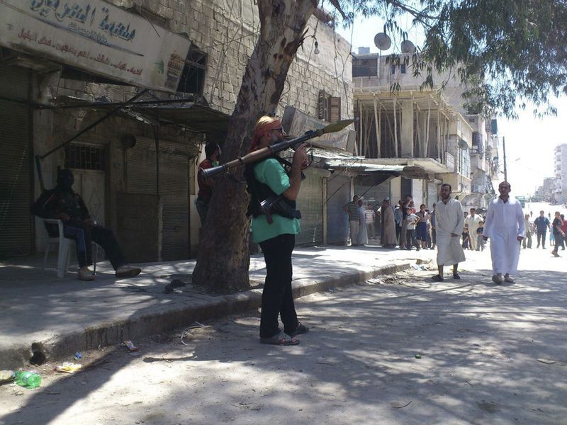 Why and how IHL applies in Syria - Sukari, Aleppo Province, July 20 - Photo courtesy of Reuters/Shaam News Network/Handou