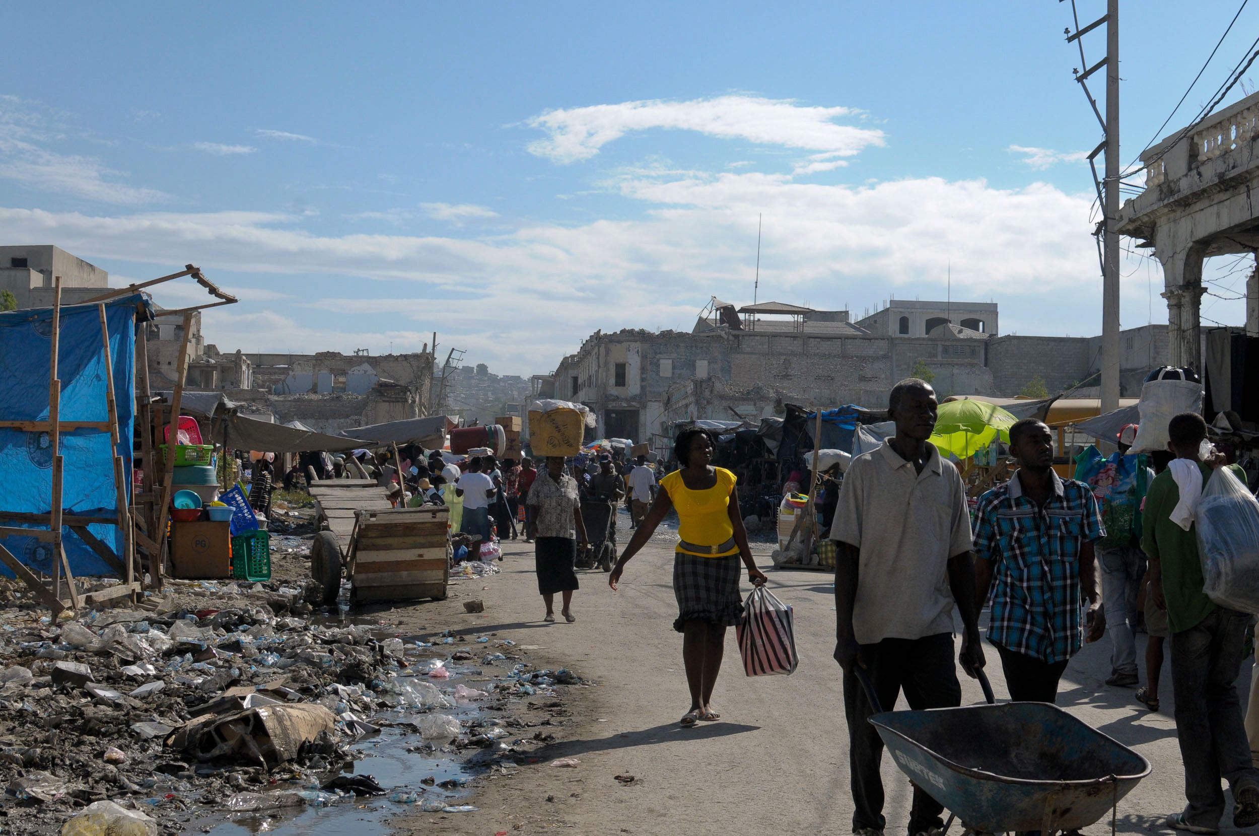 Port-au-Prince, two years later - Photo courtesy of Reuters/Swoan Parker