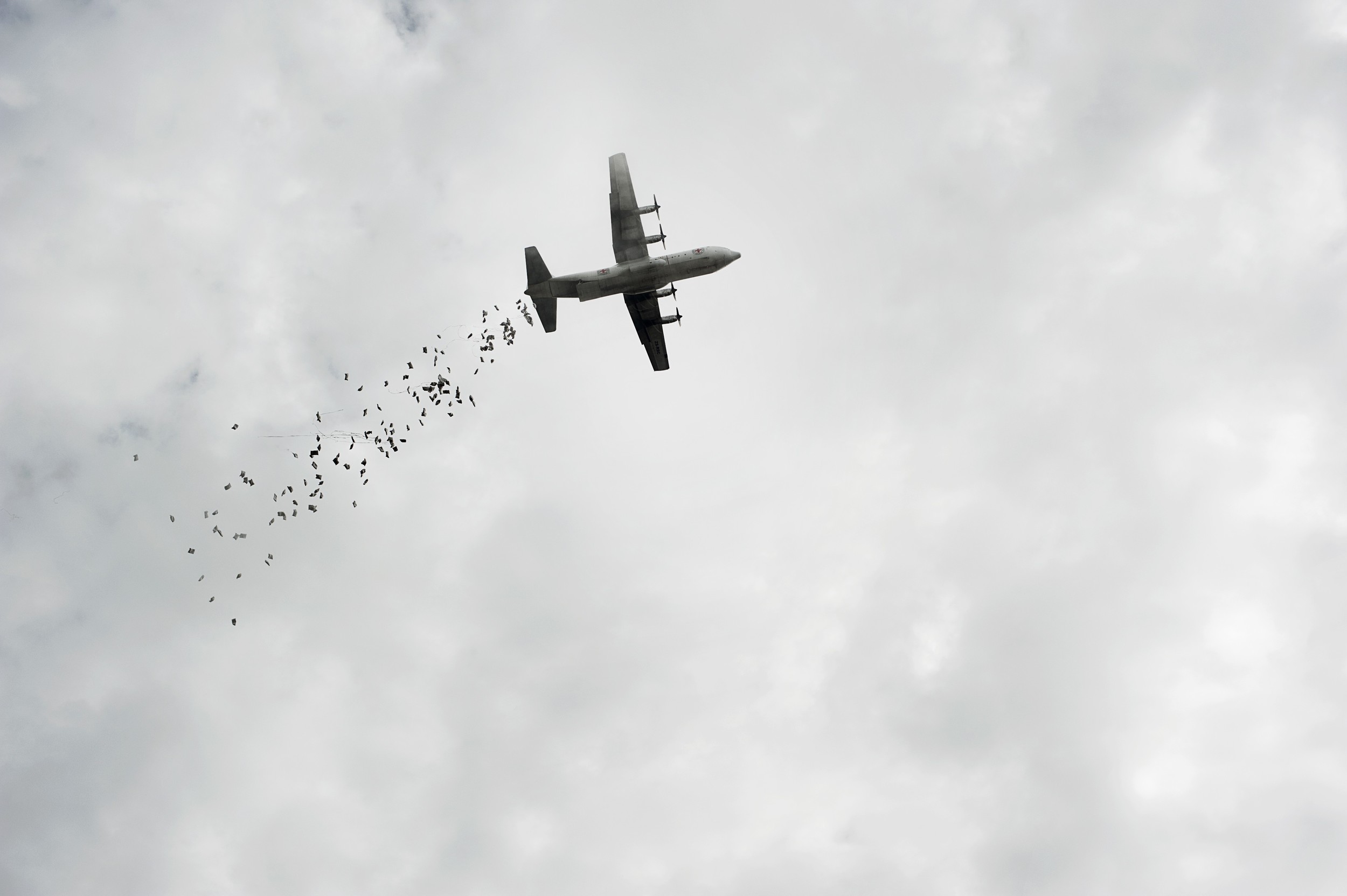 Unity State, Leer, South Sudan. ICRC food drop. ©Zocherman, Jacob/ICRC