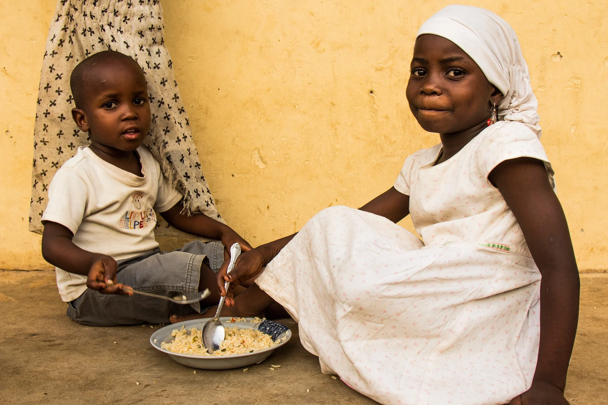 Many children had to flee without their families when violence erupted in their villages.
