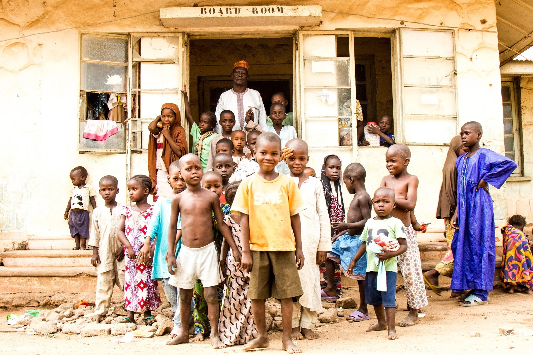 Children are among those who have sought refuge from the on-going armed violence