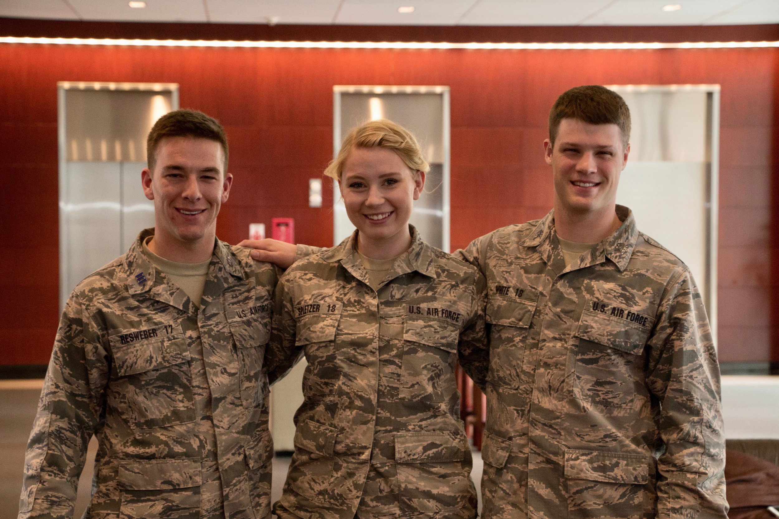 The U.S. Air Force Academy - Runners-up of the 4th Annual Clara Barton IHL Competition. Joe Gibson/American Red Cross