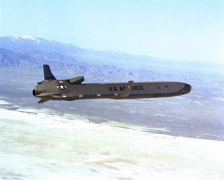 Photo courtesy of US Air Force: https://commons.wikimedia.org/wiki/File:AGM-86_ALCM.JPEG