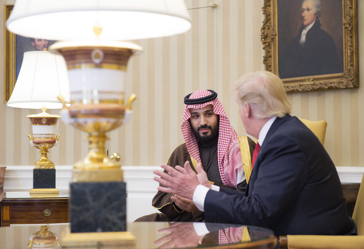 Mohammad bin Salman, of Saudi Arabia, met with Donald Trump in the White House. The New Yorker.