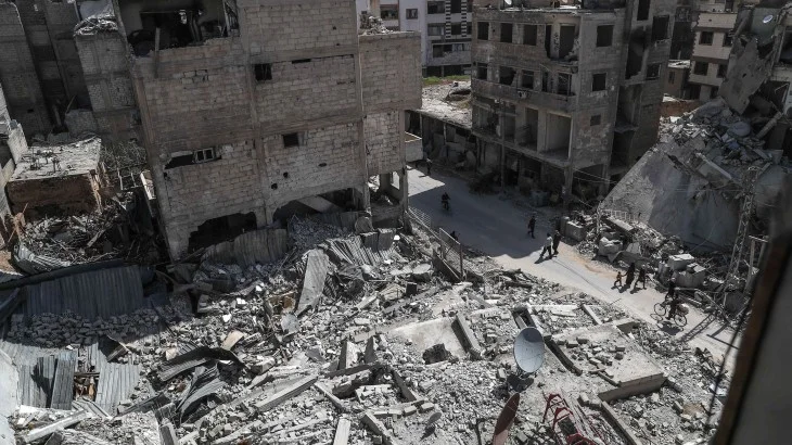 Douma, Eastern Ghouta, March 2018. © EPA / Mohammed Badra