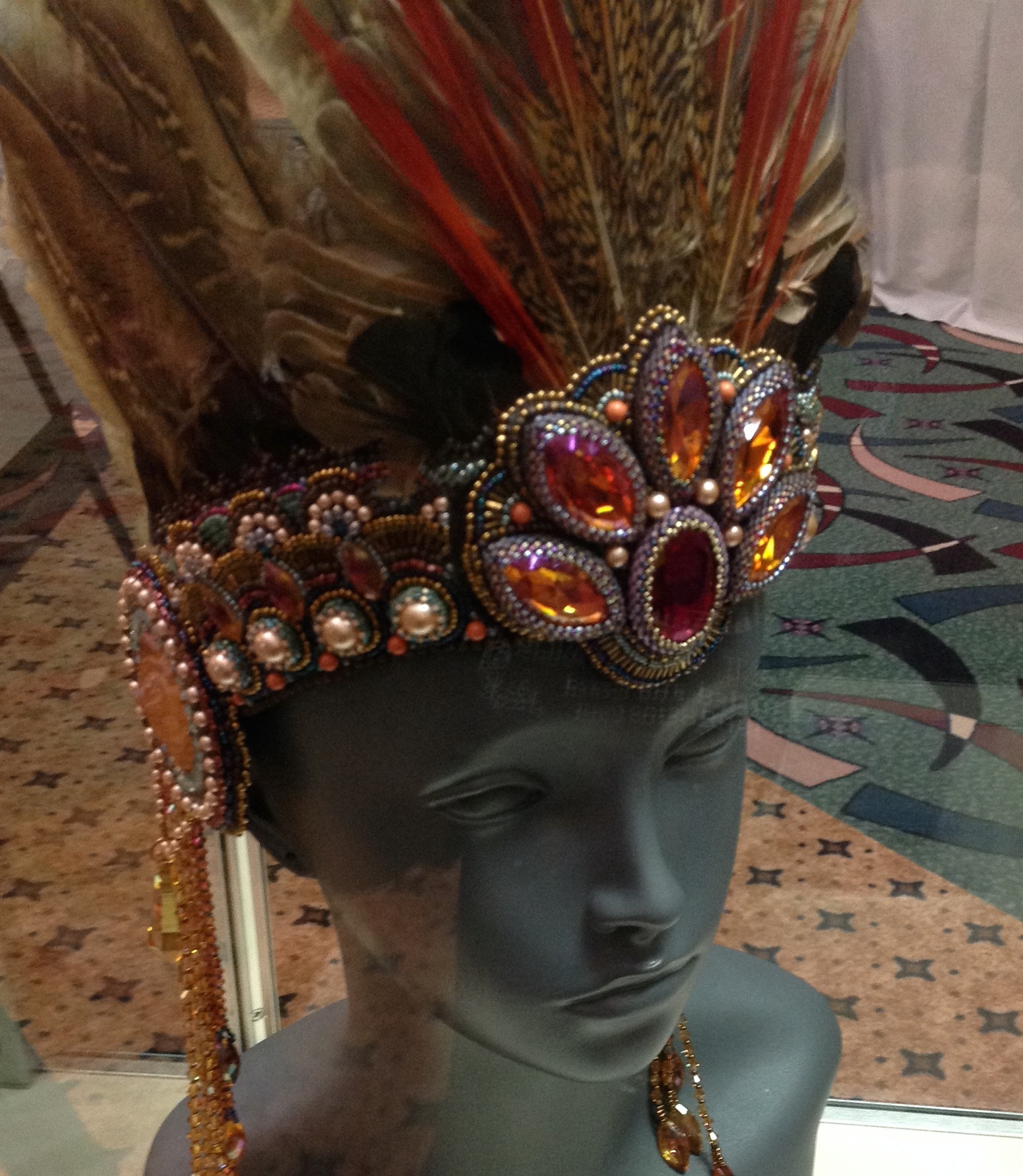 Some more head gear. This piece is by Melissa Shippee.