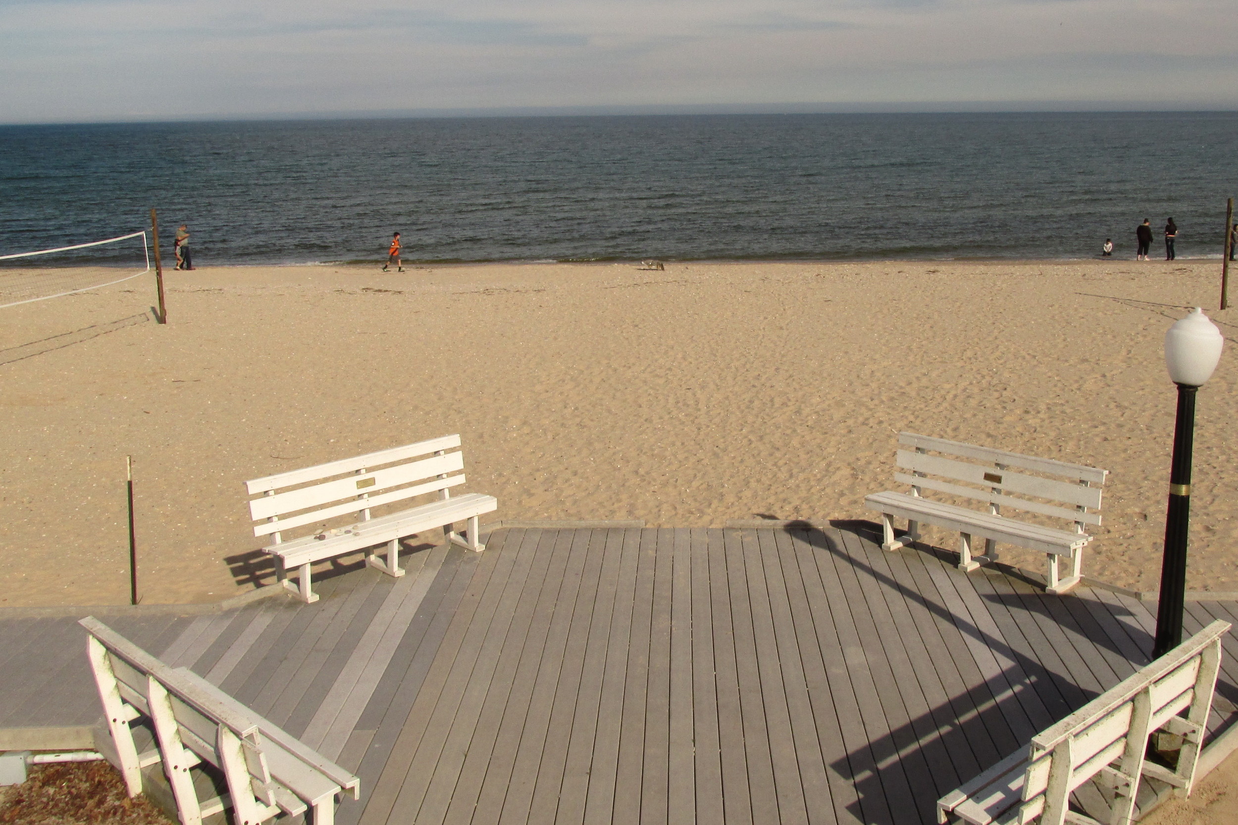 This is also the beach in Algoma. It looks very different than the beach scenes we are use to in Santa Cruz.