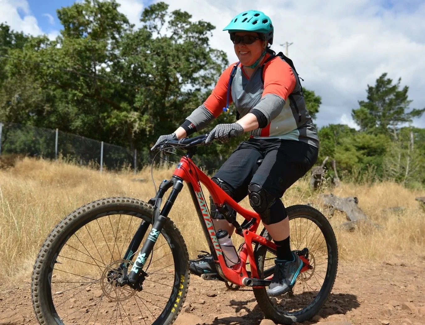 Alyson at a recent Bell Joy Ride Santa Rosa event at Annadel State Park.