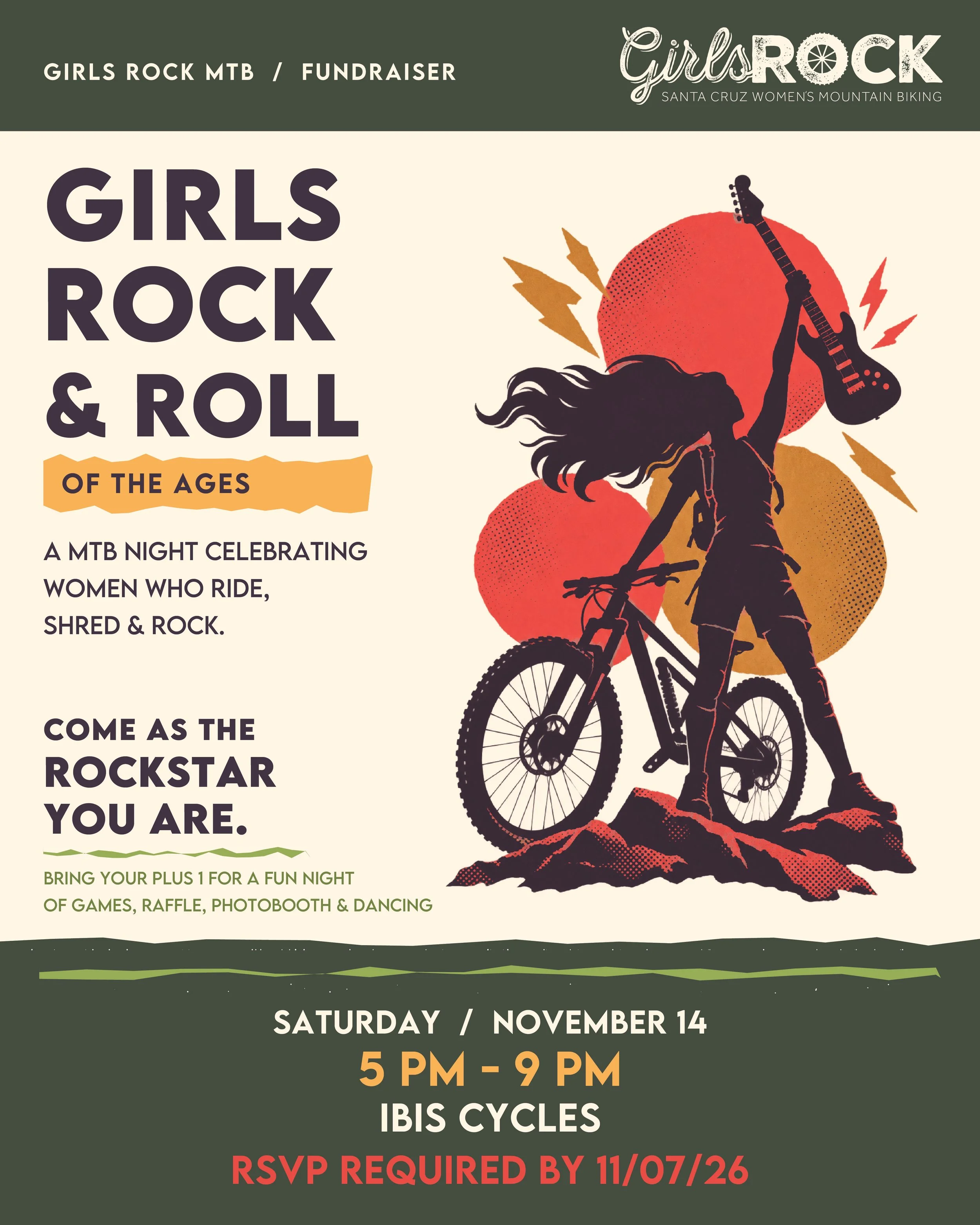Girls Rock &amp; Roll of the Ages FUNdraiser - Saturday November 14th