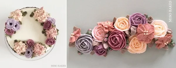 Shades of Red Wreath Cupcake Workshop by Miso Bakes
