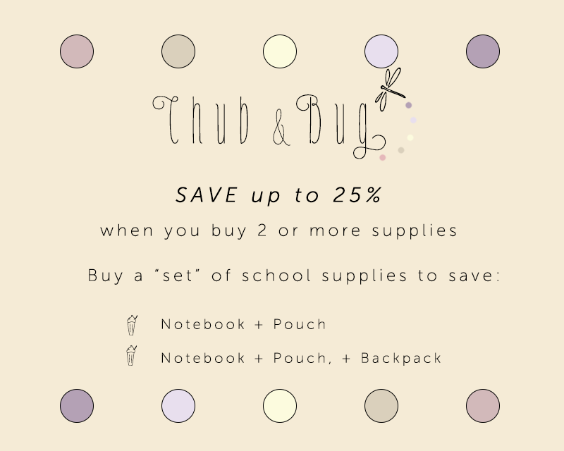 School Supplies Shipping Upgrade for Chub /& Bug Purchases