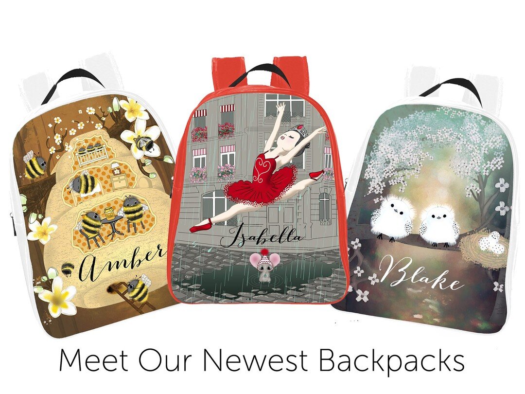 Happy Back-to-School Day! Hoping your little ones have a wonderful day! To celebrate the occasion, we've added these new personalized backpacks 🧳 to our collection 📚 

*
*
*
*
*#backtoschoolday #BackToSchool #backtoschool2021 #backpacks #cutebackpa