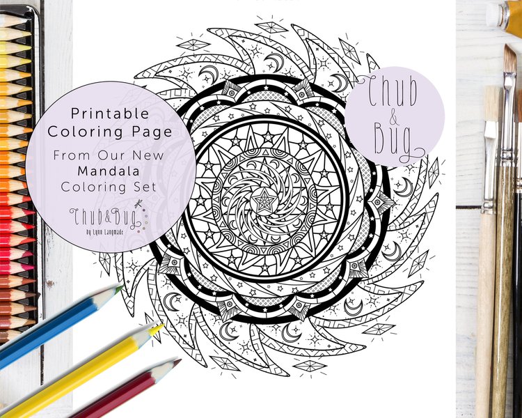 Shop Coloring Books, Toys & Gifts — Chub and Bug Illustration